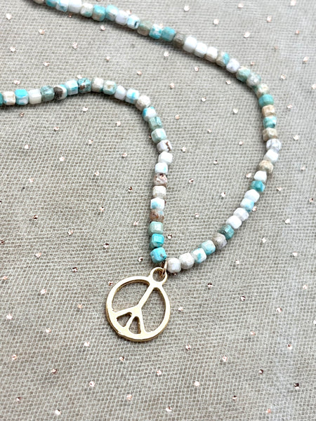 Turquoise Bloom Necklace