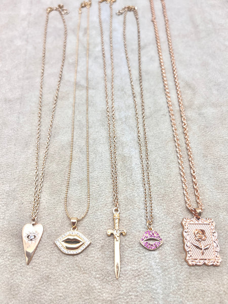 Luv Struck Charm Necklaces