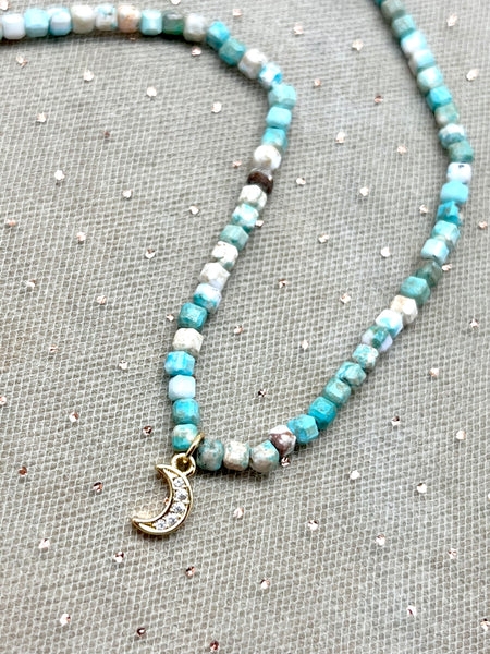 Turquoise Bloom Necklace