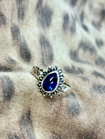 Kyanite Tear Drop Ring