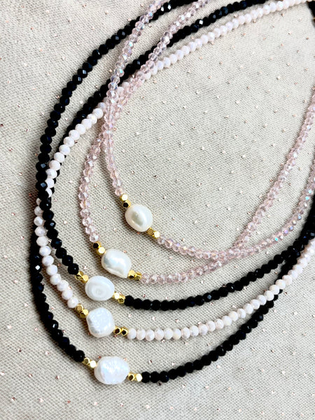 Pearl Solitaire Necklace