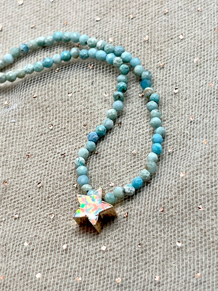 Turquoise Tiny Charm Necklace