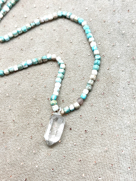 Turquoise Bloom Necklace