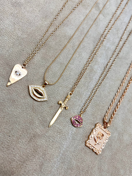 Luv Struck Charm Necklaces