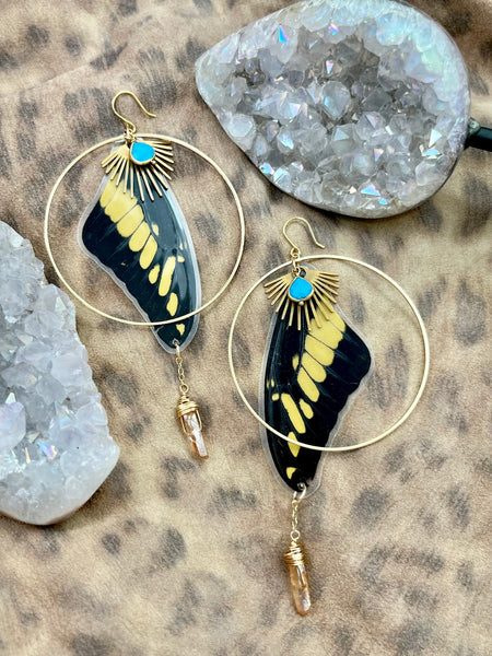 Butterfly Eclipse Earrings