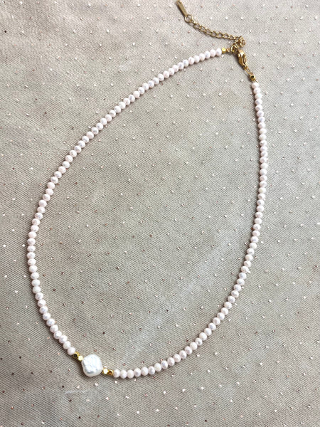 Pearl Solitaire Necklace