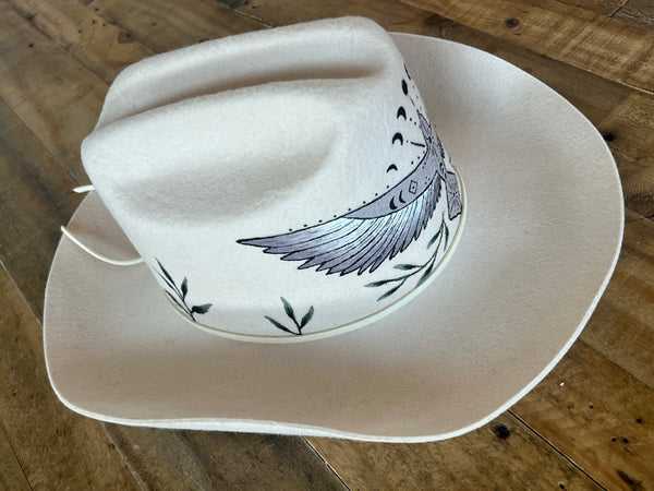 Ivory Eagle Cowboy Hat